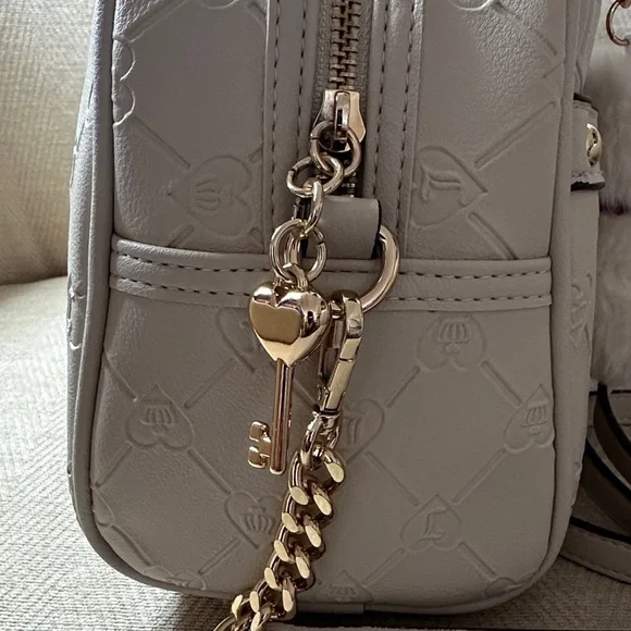Juicy Couture Cream Satchel with Heart and Bear Charms - Picture 8 of 14